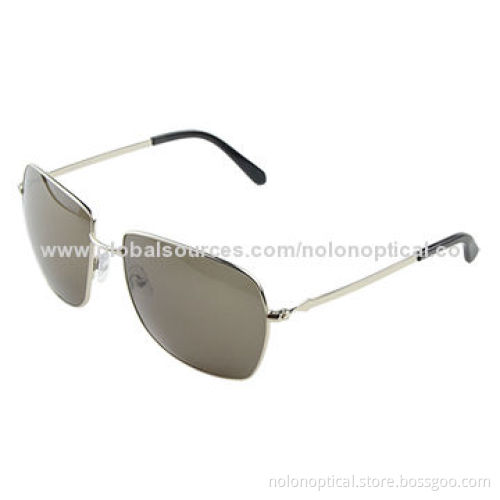 High-quality metal sunglasses with customized logo